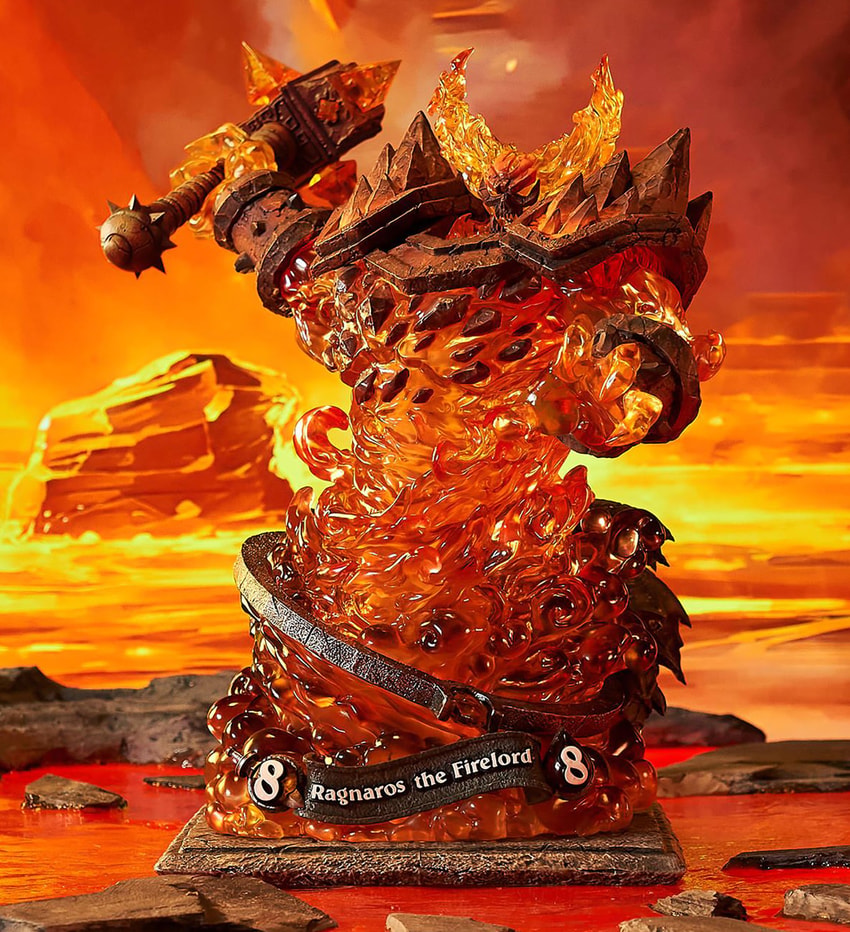 Warcraft Ragnaros the Firelord Statues - Prototype Shown View 3
