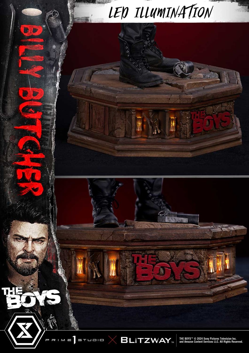 The Boys William "Billy" Butcher Quarter Scale Statue - Prototype Shown View 6