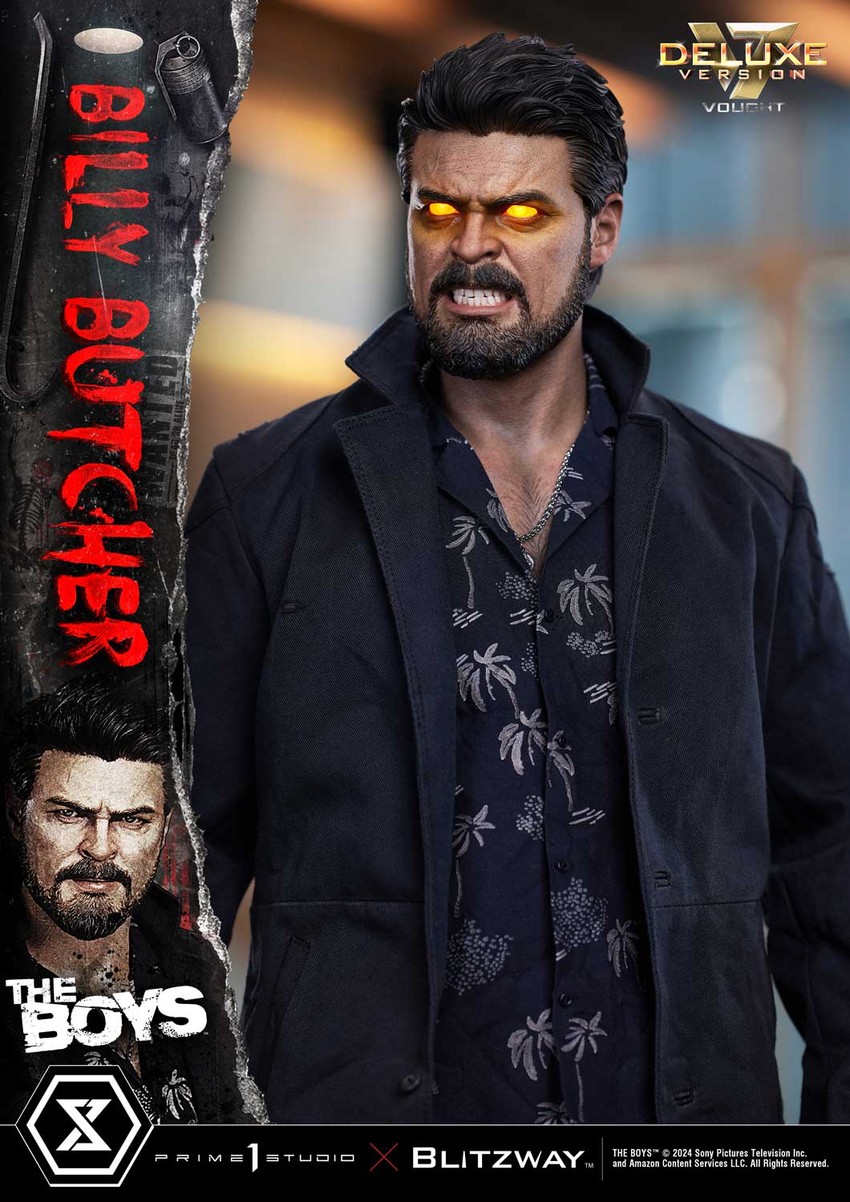 The Boys William "Billy" Butcher (Deluxe Version) Quarter Scale Statue - Prototype Shown View 6