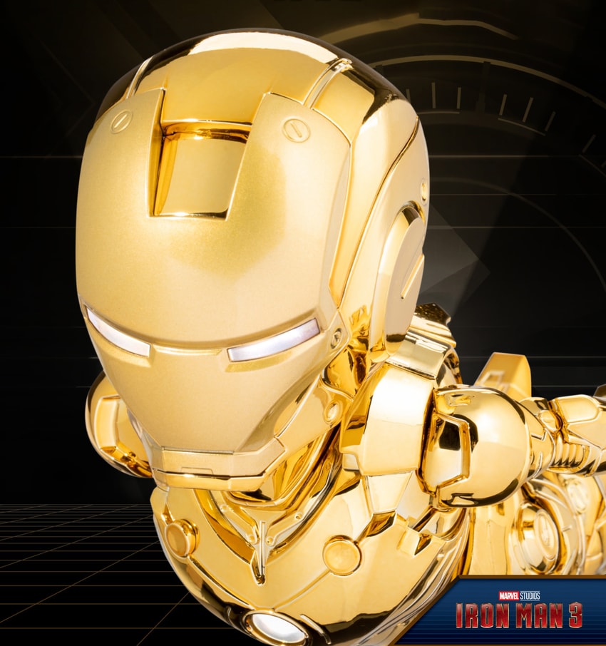 Iron man floating action figure sales