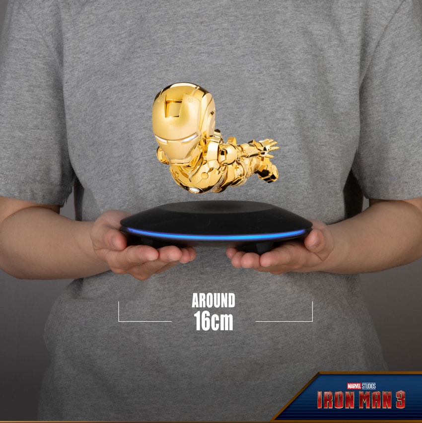 Iron Man (Golden Version) Floating Collectible Figure by