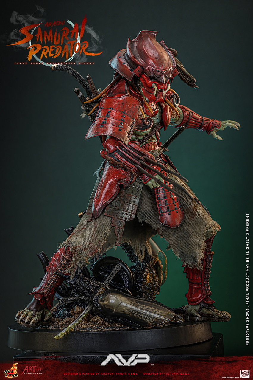 Akaoni Samurai Predator Sixth Scale Figure by Hot Toys | Sideshow