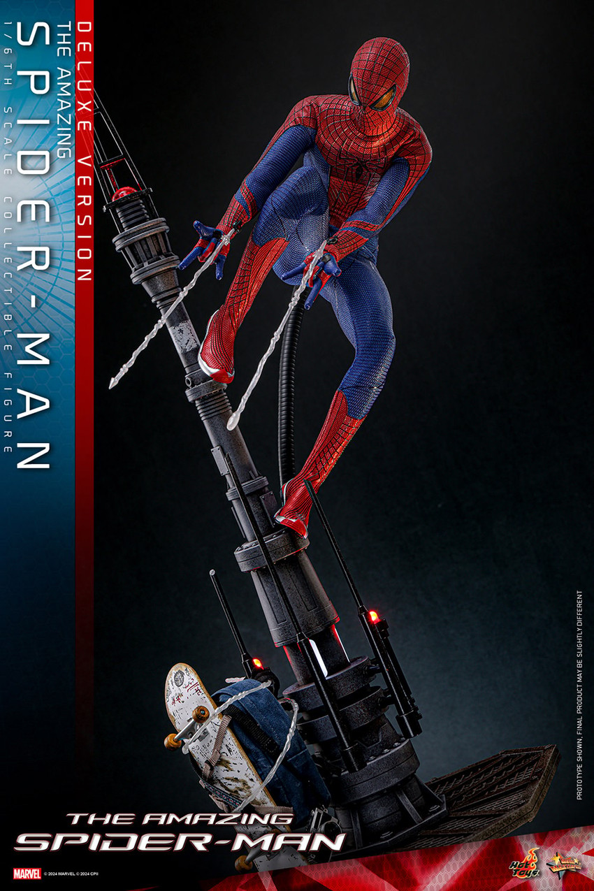 Marvel The Amazing Spider-Man (Deluxe Version) (Special Edition) Sixth Scale Figure - Prototype Shown View 4