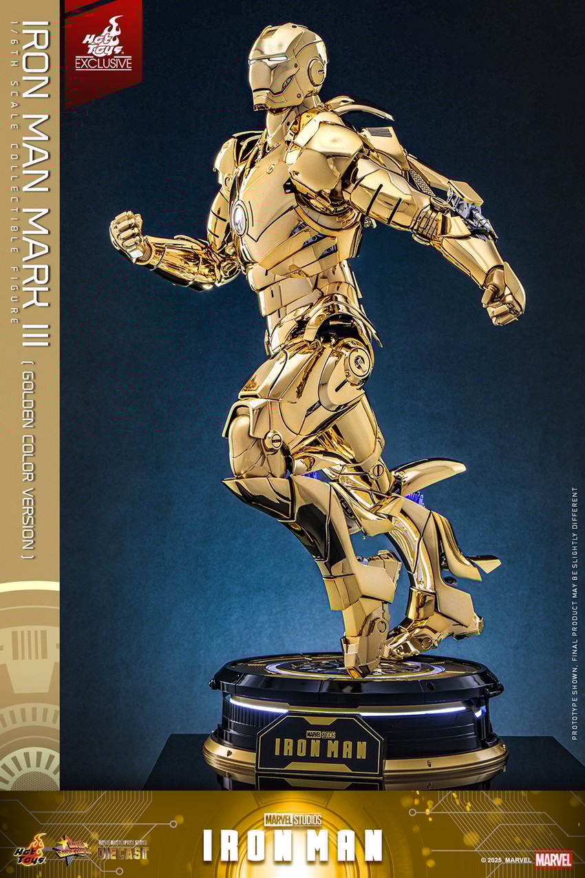 Iron Man Mark III (Golden Color Version) Sixth Scale Figure