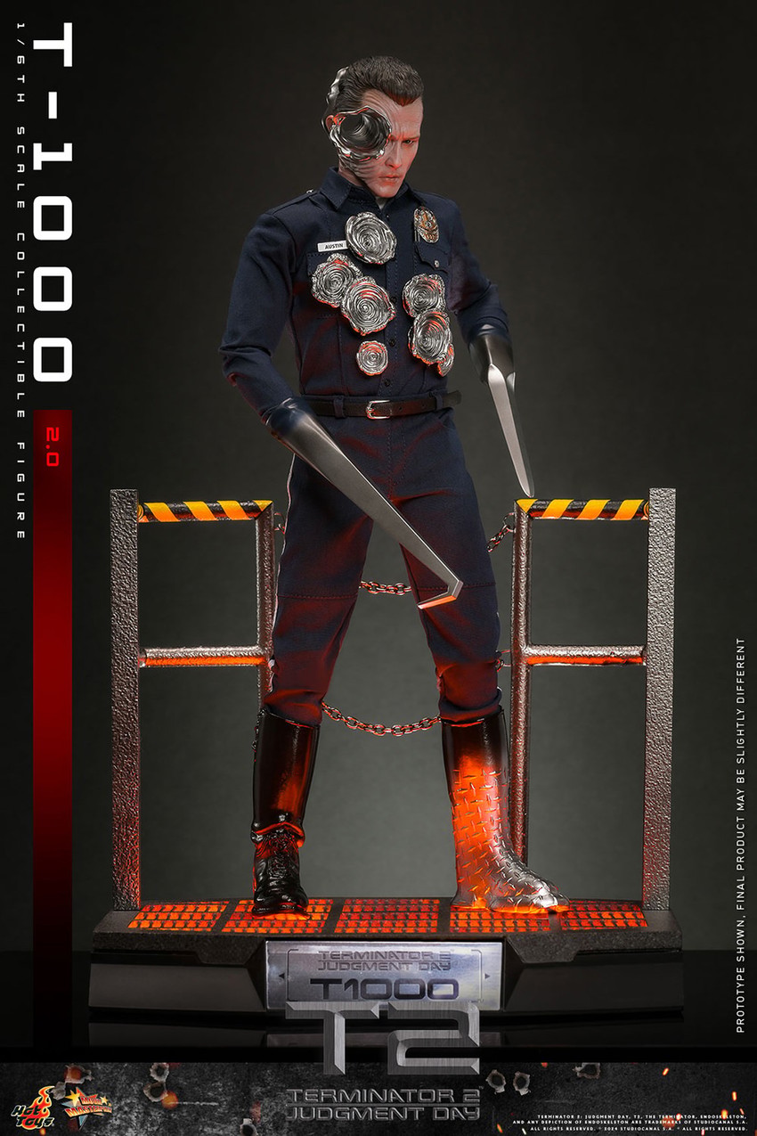 ホットトイズ　T-1000 ver.2.0 T-1000 (2.0) Sixth Scale Figure by Hot Toys | Sideshow Collectibles