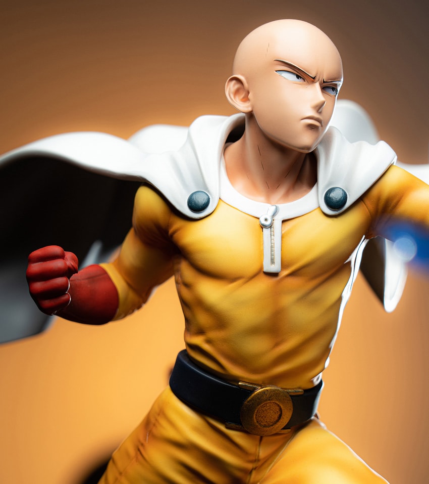 One-Punch Man Saitama VS Lord Boros Statues - Prototype Shown View 3