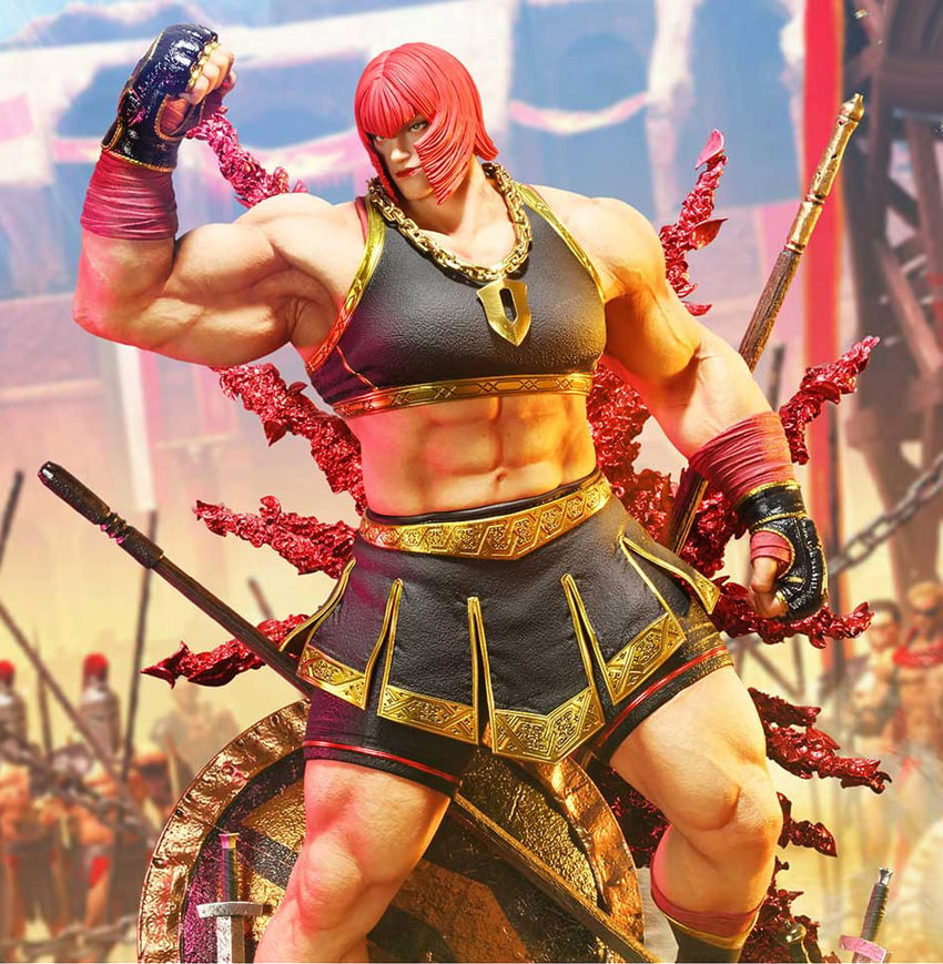 Street Fighter Marisa (Ultimate Version) Quarter Scale Statue - Prototype Shown View 4