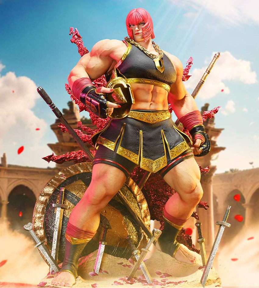 Street Fighter Marisa (Ultimate Version) Quarter Scale Statue - Prototype Shown View 5