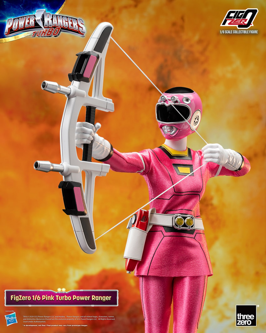 Power Ranger Turbo Pink Turbo Power Ranger Sixth Scale Figure - Prototype Shown View 3