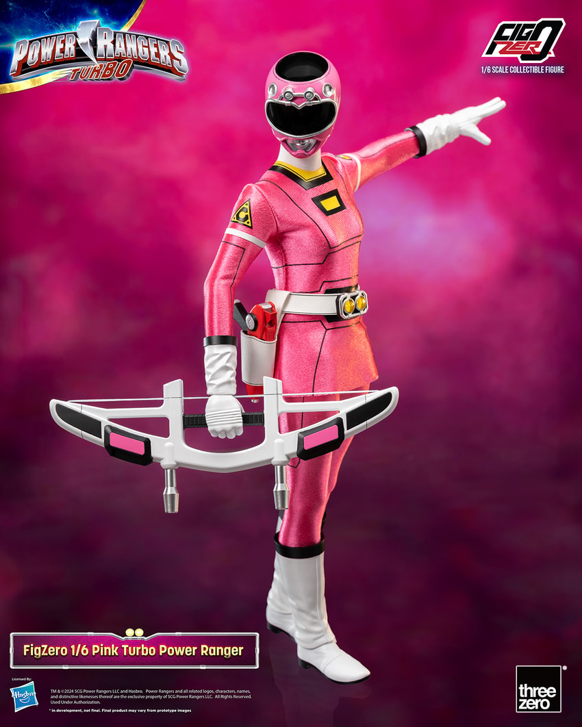 Power Ranger Turbo Pink Turbo Power Ranger Sixth Scale Figure - Prototype Shown View 6