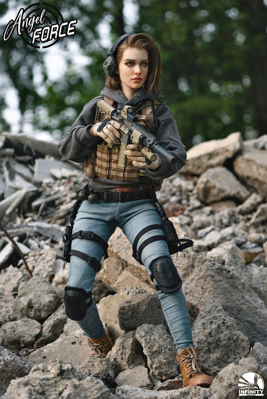Angel Force Mia Action Figure - Prototype Shown View 5