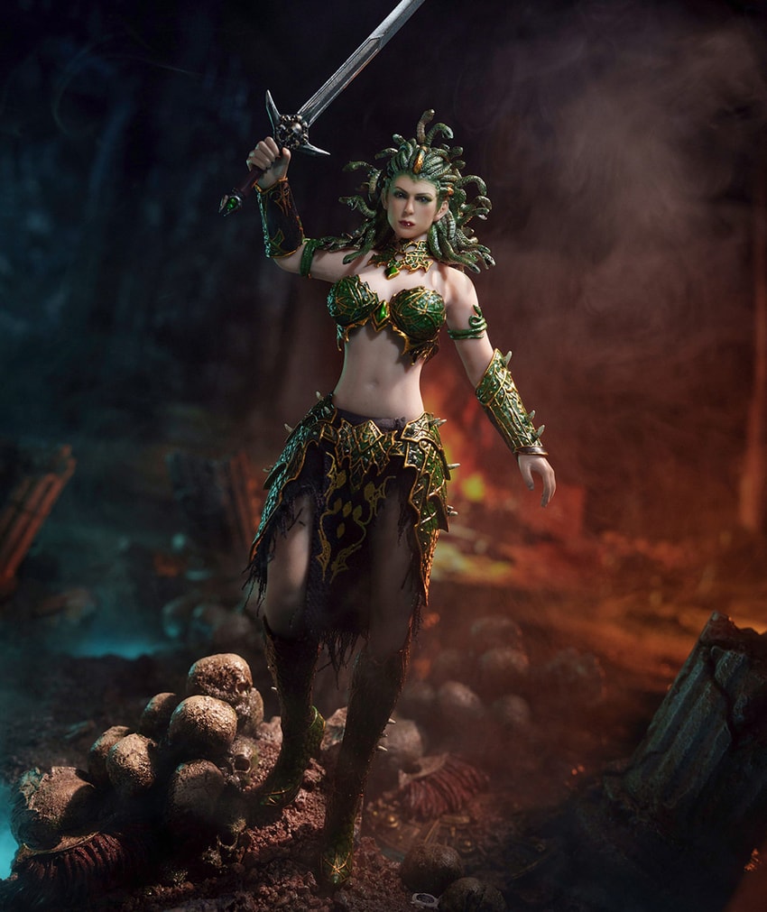 Medusa in Human Form (Green) Action Figure  Collector Edition - Prototype Shown View 1