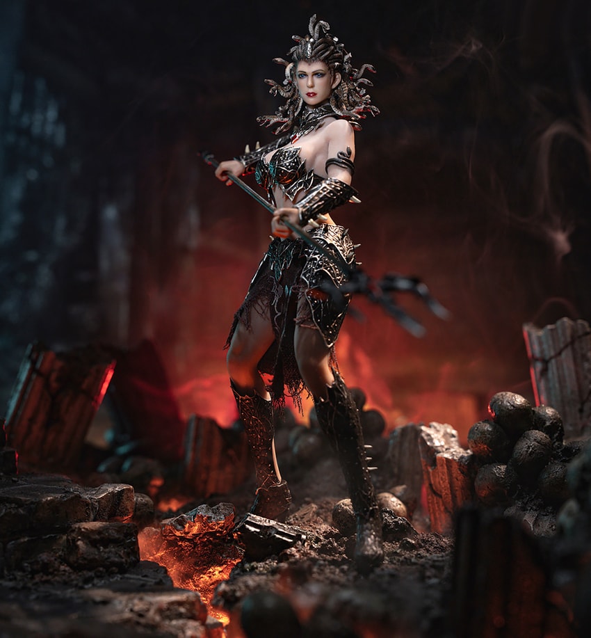 Medusa in Human Form (Silver) Action Figure  Collector Edition - Prototype Shown View 5