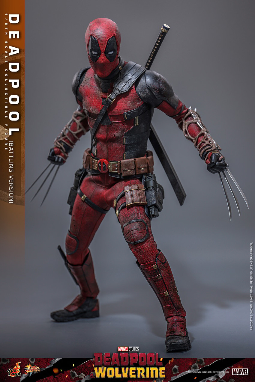 Deadpool (Battling Version) Sixth Scale Figure by Hot Toys Deadpool (Battling Version) Sixth Scale Figure by Hot Toys