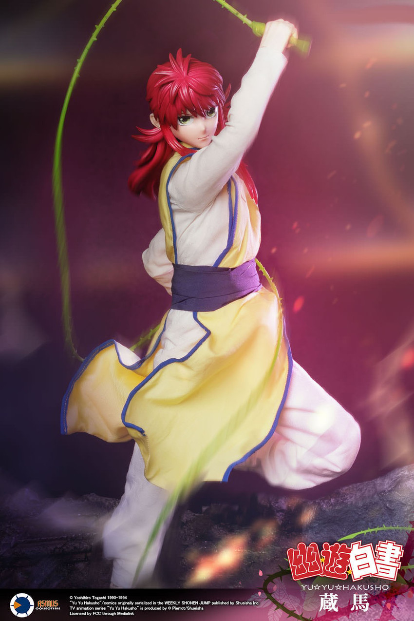 YuYu Hakusho Kurama (Luxury Edition) Sixth Scale Figure - Prototype Shown View 4