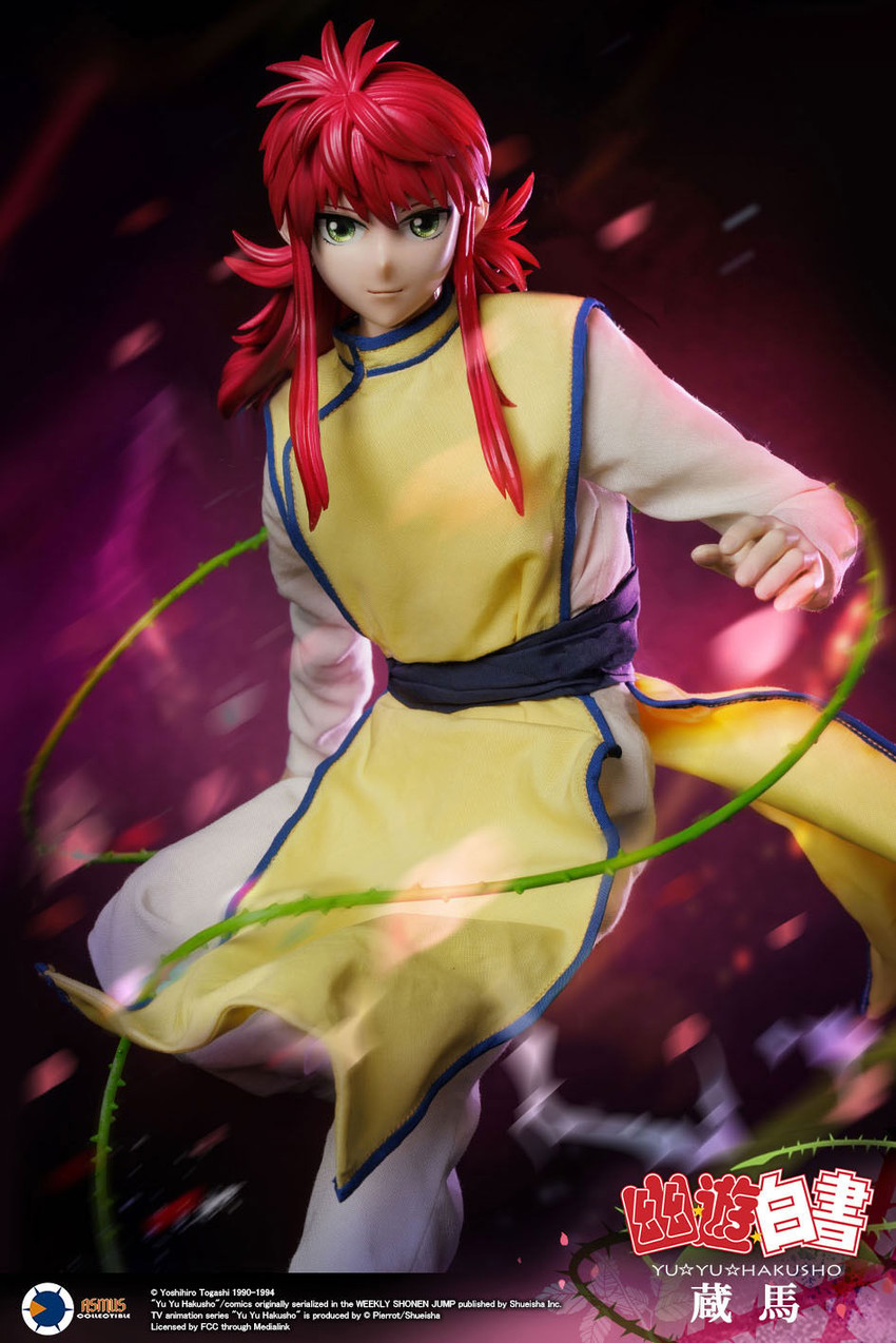 YuYu Hakusho Kurama (Luxury Edition) Sixth Scale Figure - Prototype Shown View 6