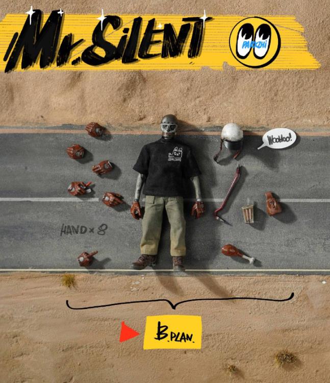 Coal Dog Mr. Silent Action Figure  Collector Edition - Prototype Shown View 4