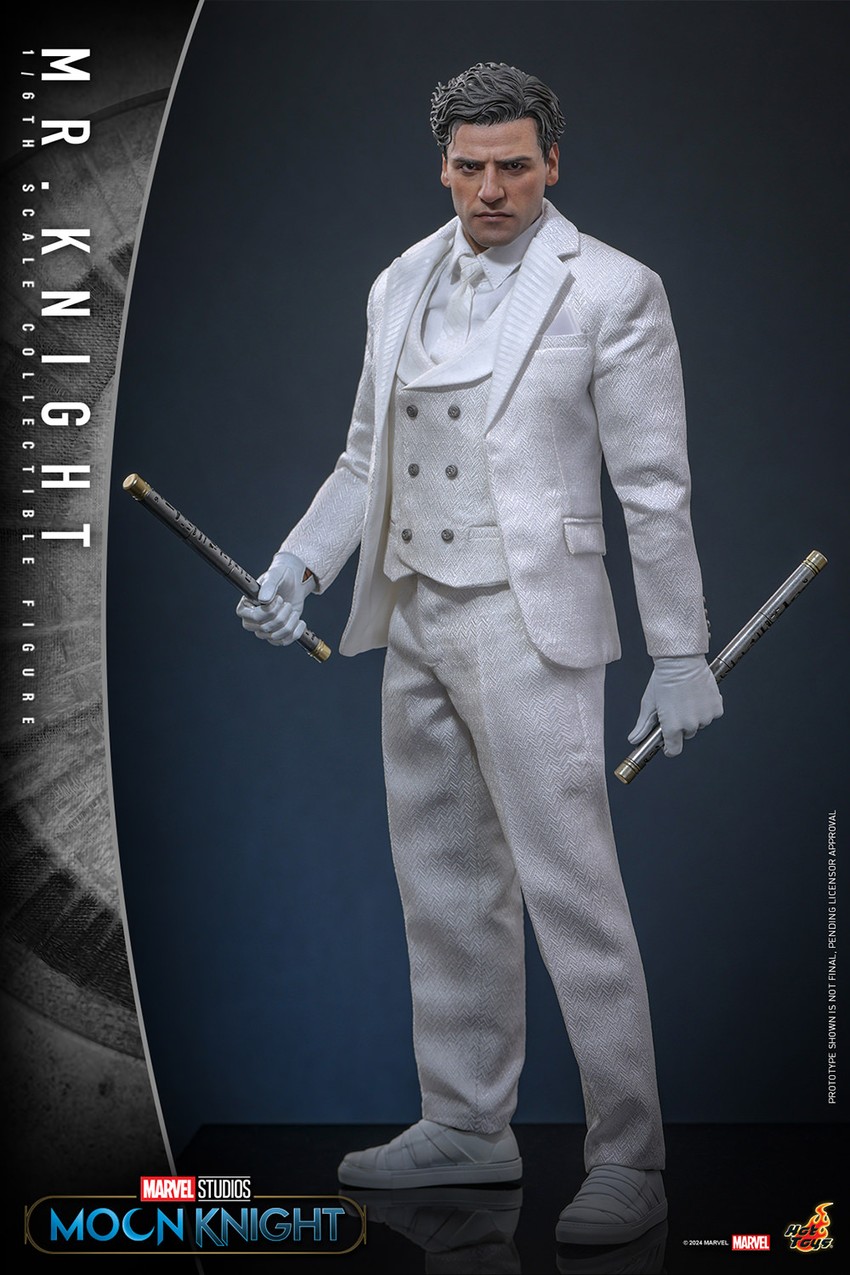 hottoysムーンナイト& soosoo toys ミスターナイト2体セット Moon Knight Mr Knight 1/6 Scale Figure SooSoo Toys Unboxing