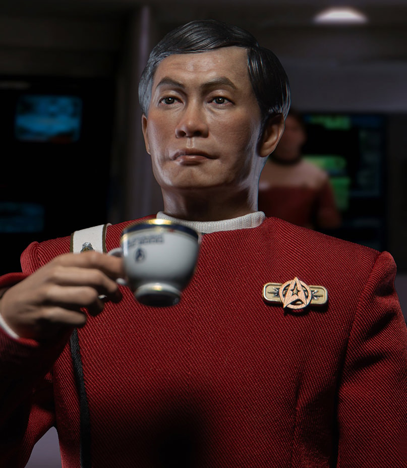 Star Trek Captain Hikaru Sulu Sixth Scale Figure - Prototype Shown View 3