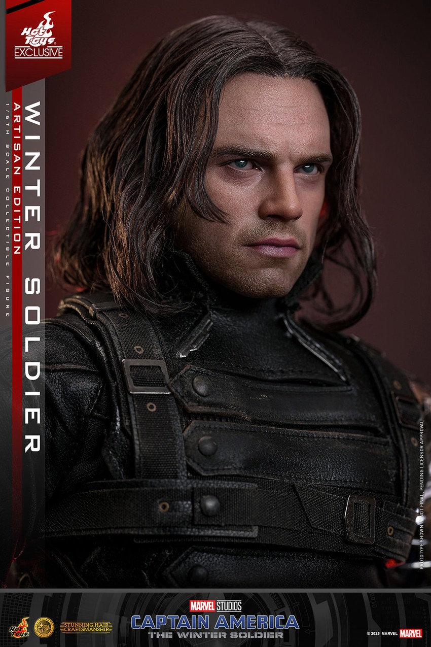 BUCKY BARNES フィギュア　ホットトイズ　ウィンターソルジャー ムービー・マスターピース アルチザン】『キャプテン・アメリカ