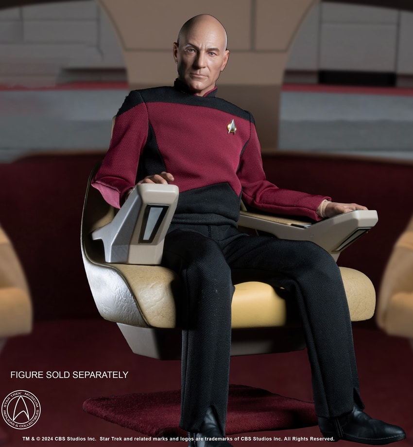 Enterprise-D Captain’s Chair Prop Replica by EXO-6 Collectibles ...