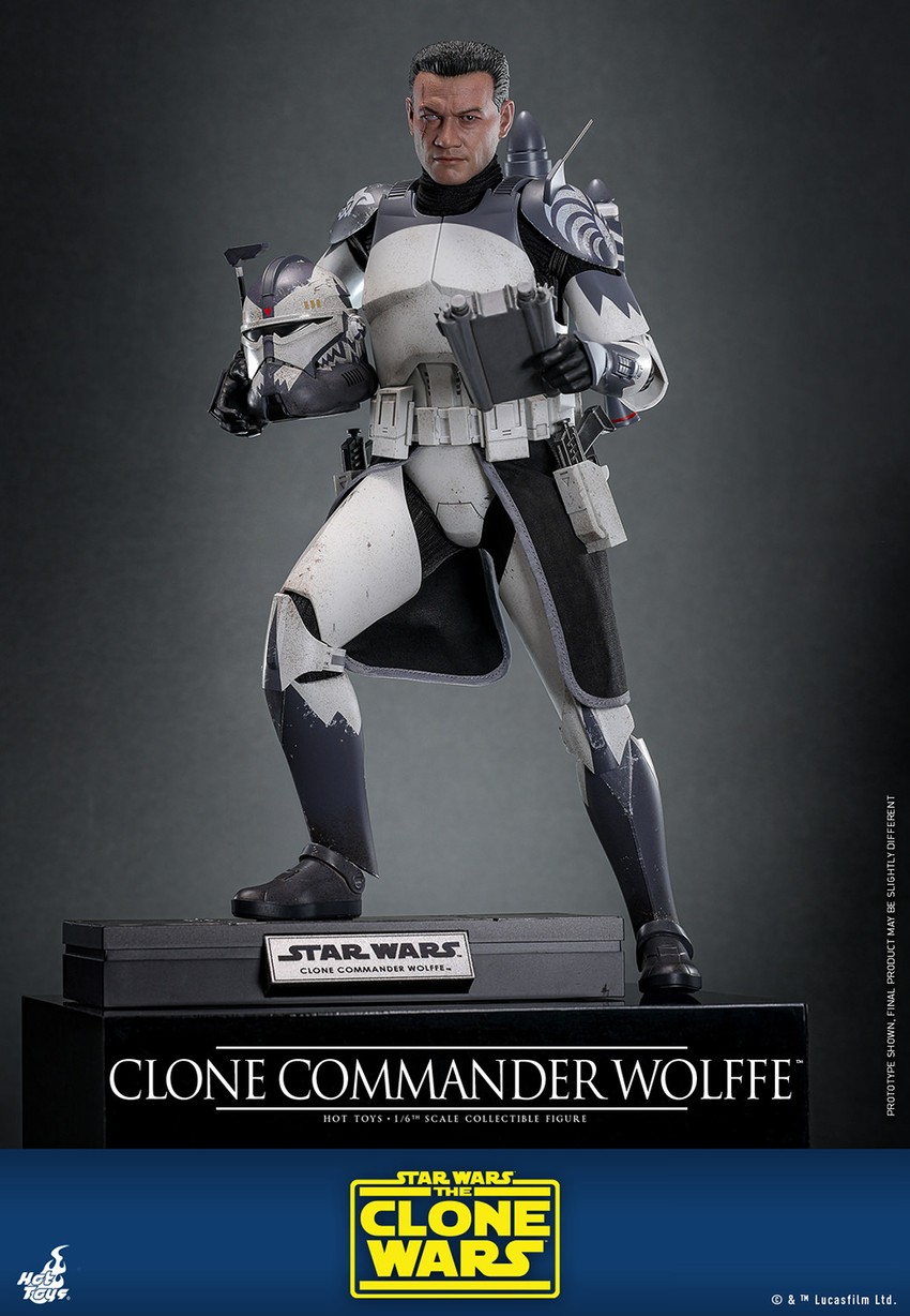 サイドショウ　コマンダーウォルフ Star Wars Clone Commander Wolffe Sixth Scale Figure by Sideshow