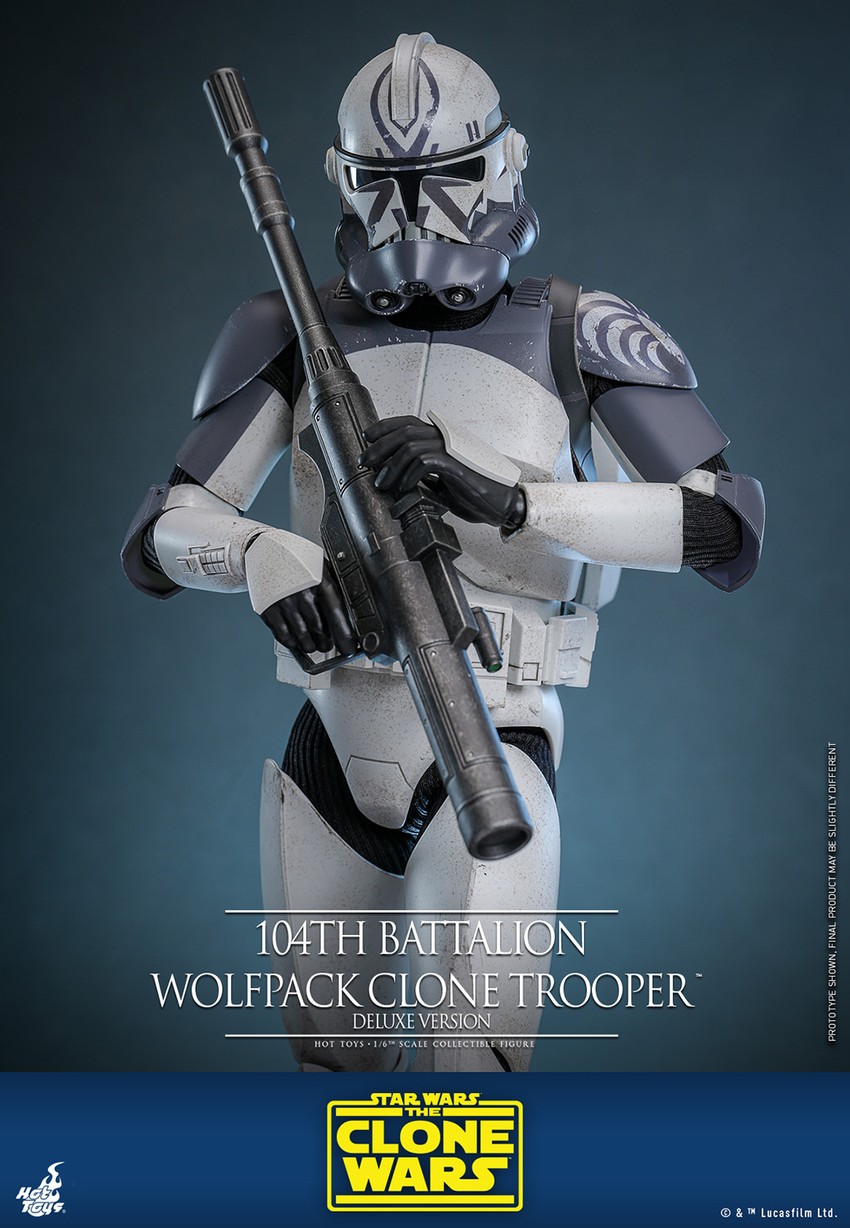 104th Battalion Wolfpack Clone Trooper™ (Deluxe Version) Sixth Scale Figure by Hot Toys