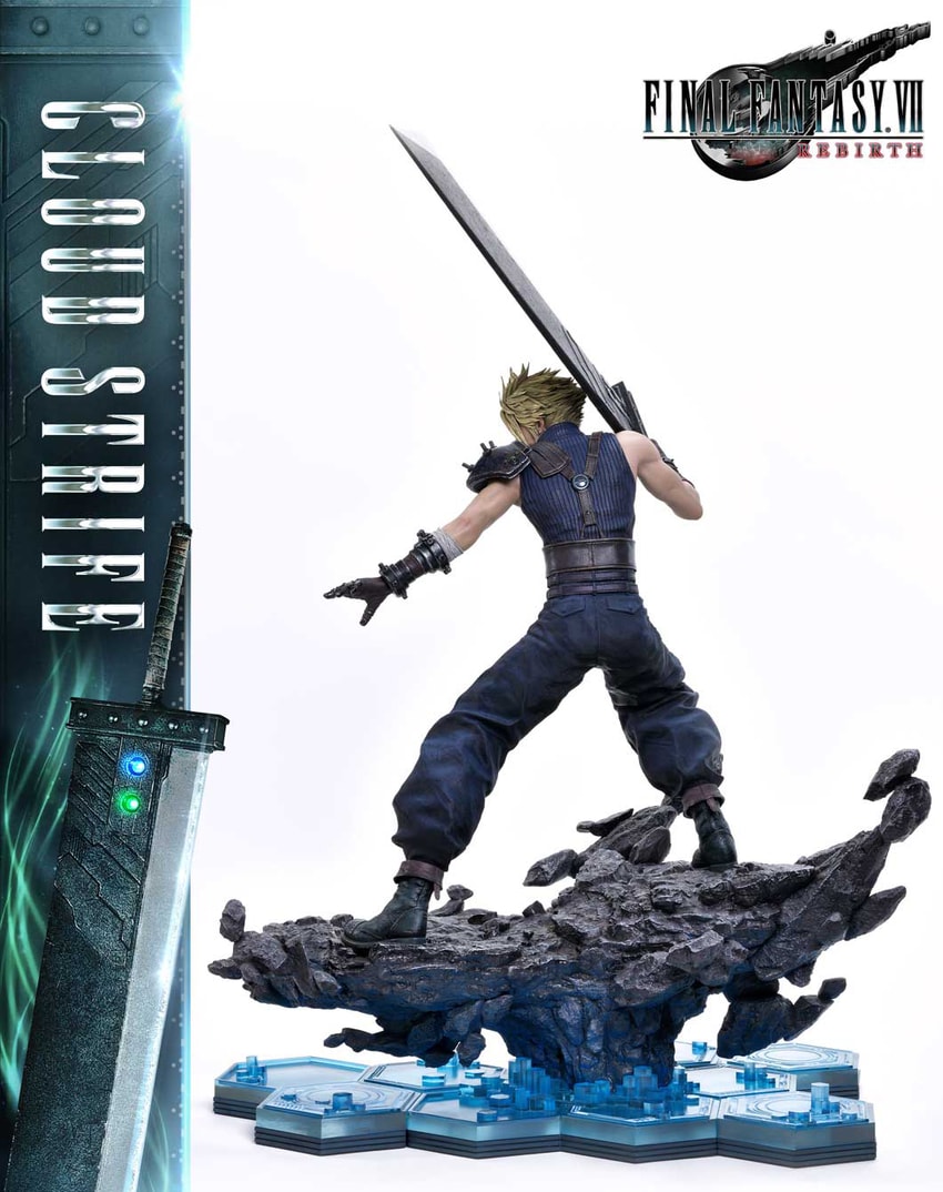 Final Fantasy Cloud Strife Quarter Scale Statue - Prototype Shown View 5