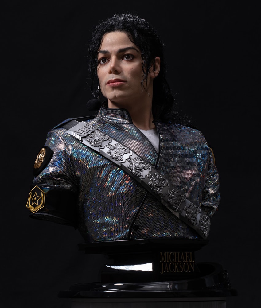 Michael Jackson Michael Jackson (Dangerous Tour) Life-Size Bust - Prototype Shown View 1