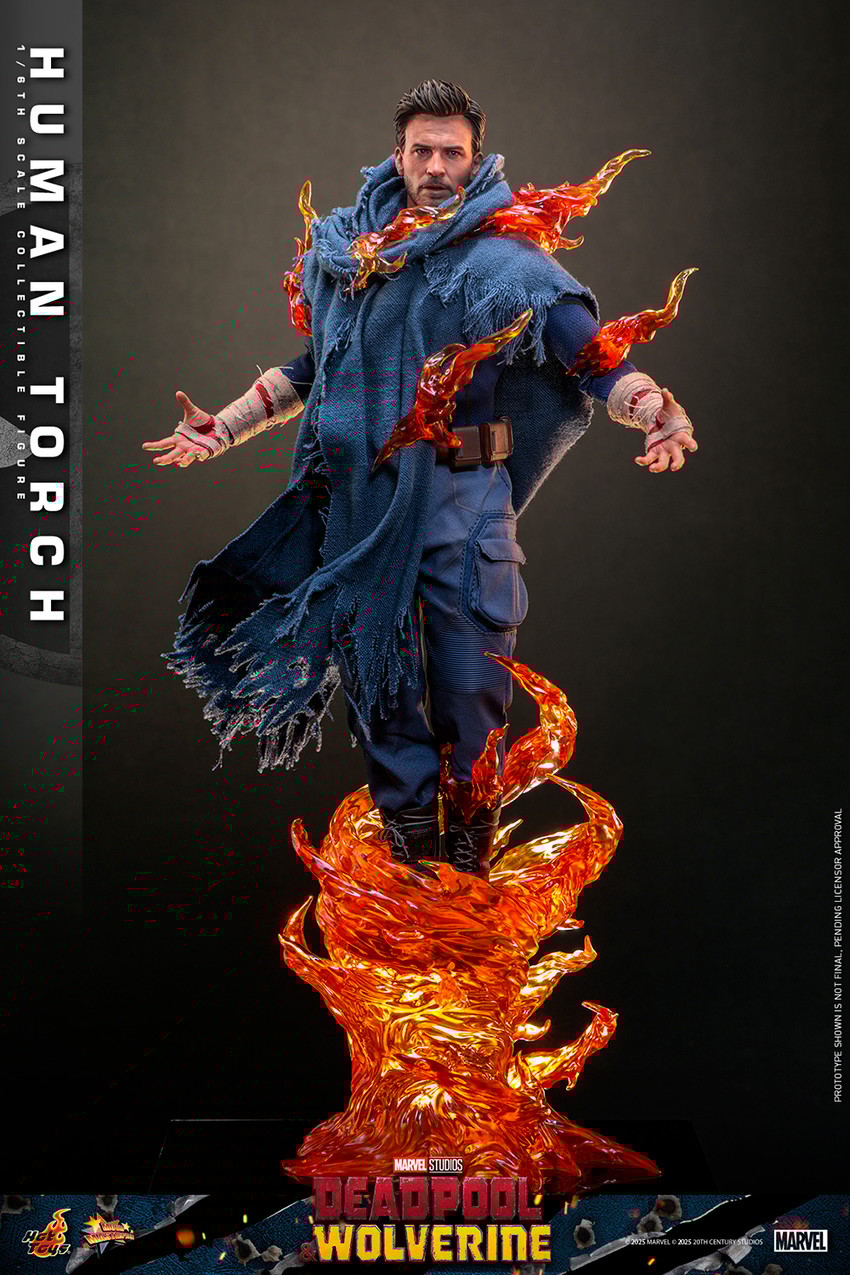 Human Torch Sixth Scale Figure by Hot Toys | Sideshow
