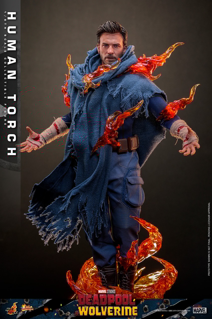 Human Torch Sixth Scale Figure by Hot Toys | Sideshow