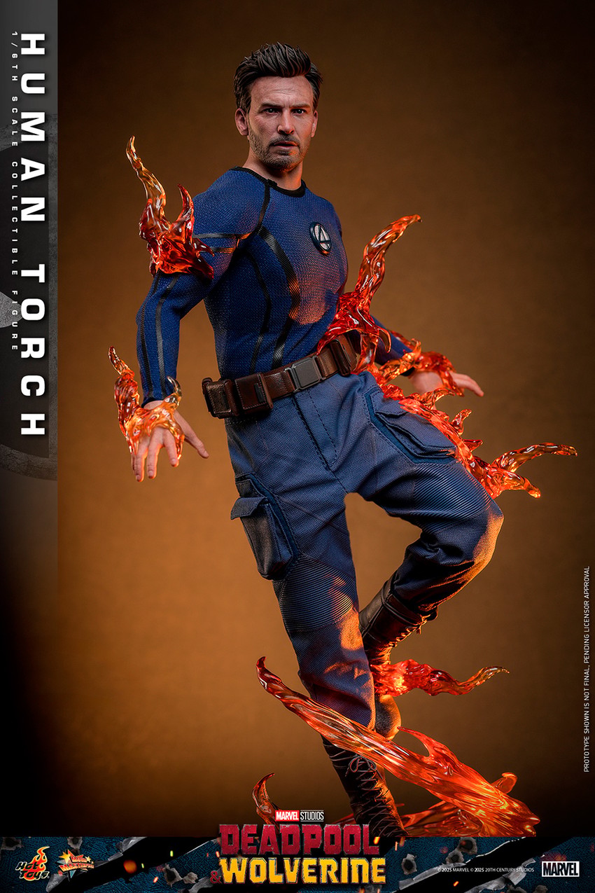 Marvel Human Torch Sixth Scale Figure - Prototype Shown View 6
