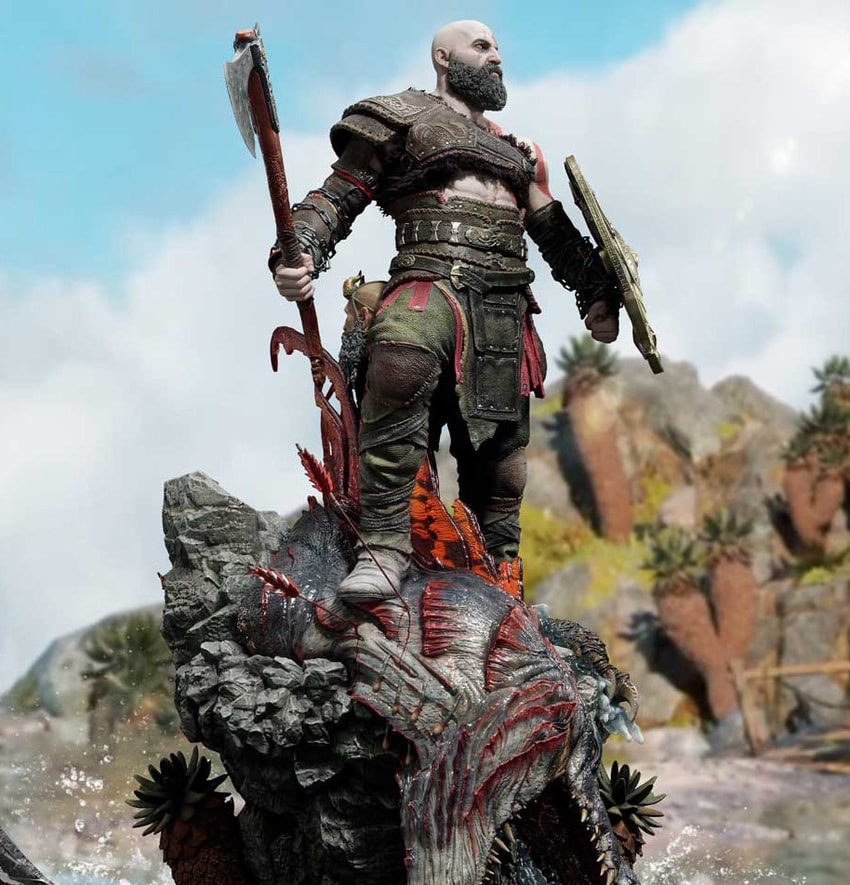 Kratos 1:3 Scale Statue by Prime 1 Studio | Sideshow