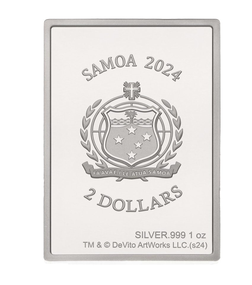 【インパクトアート】GOD SAVE THE REP＆SKULL QUEEN King Kong of Skull Island 1oz Silver Coin by 101