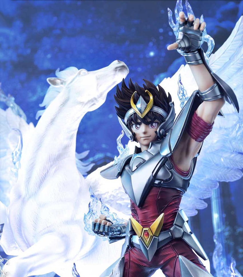 Saint Seiya Pegasus Seiya "Final Bronze Cloth" (Bonus Version) Quarter Scale Statue - Prototype Shown View 4