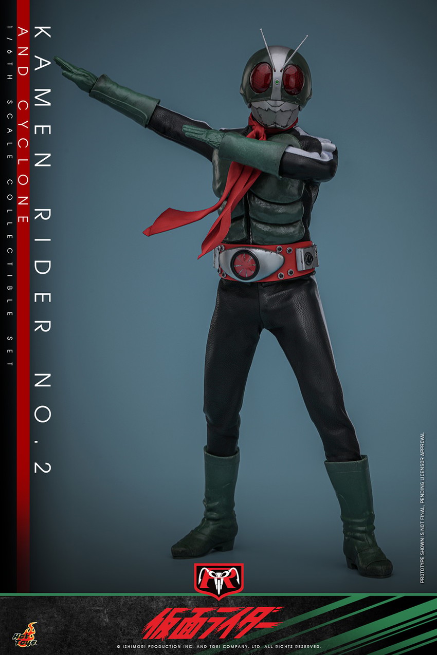 Kamen Rider Kamen Rider No. 2 and Cyclone Sixth Scale Figure Set  Collector Edition - Prototype Shown View 6
