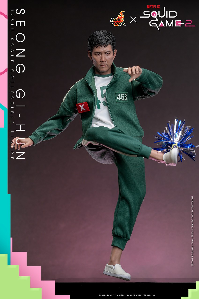 ホットトイズ SEONG GI-HUN フィギュア SQUID GAME Seong Gi-hun Sixth Scale Figure by Hot Toys | Sideshow Collectibles