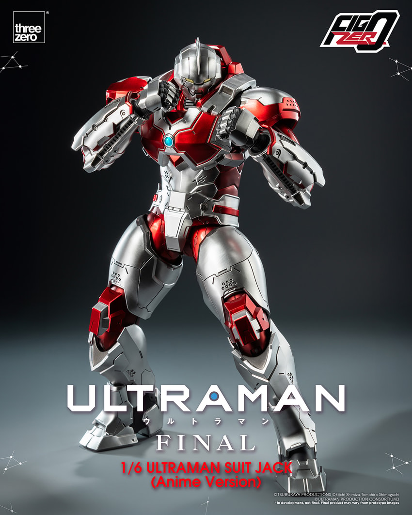 threezero ウルトラマンスーツ Ultraman Suit Jack (Anime Version) Sixth Scale Figure by Threezero