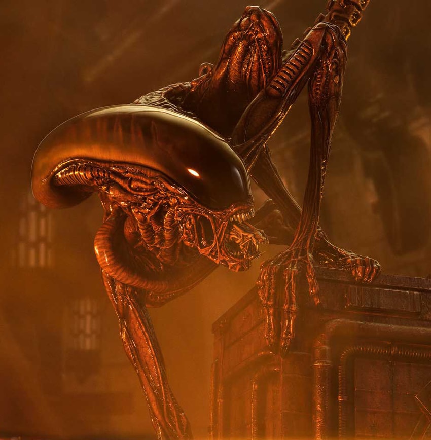 Alien Dog Alien 1:3 Scale Statue - Prototype Shown View 5