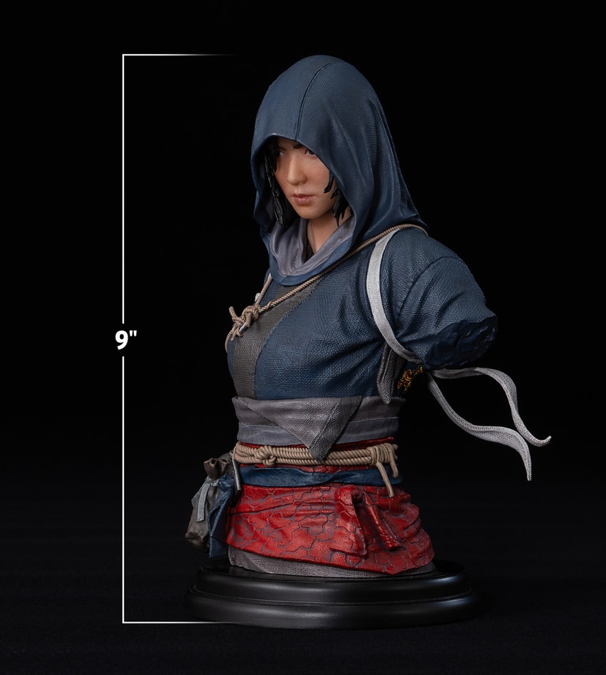 Assassins Creed Naoe Bust - Prototype Shown View 2