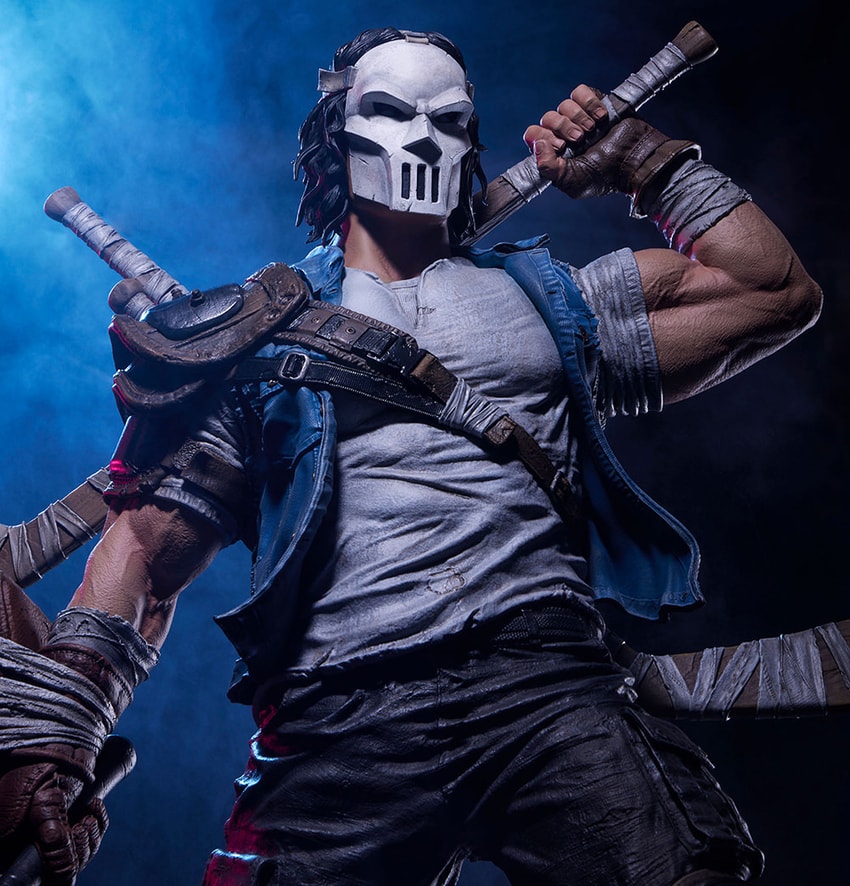 Teenage Mutant Ninja Turtles Casey Jones Deluxe 1:3 Scale Statue - Prototype Shown View 5