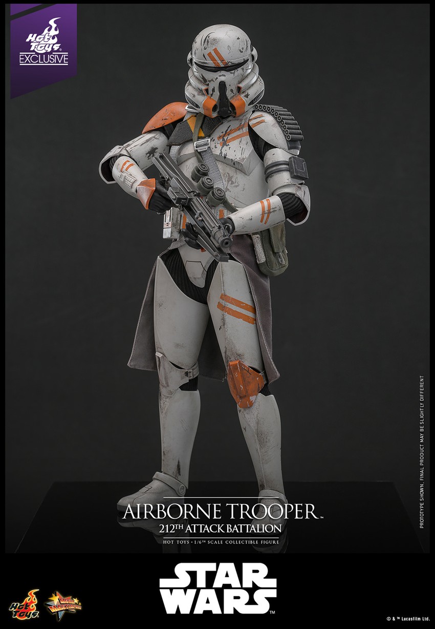 ホットトイズHotToys Star Wars Airborne Trooper Airborne Trooper (212th Attack Battalion) Sixth Scale Figure by