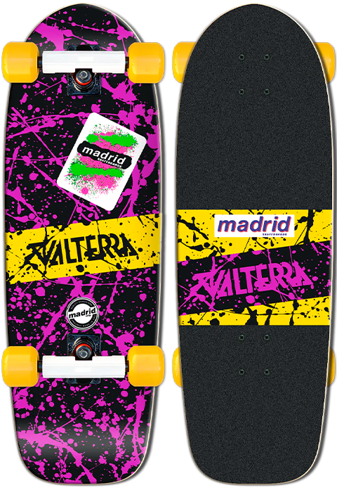 Back to the Future Valterra Madrid (Complete) Skateboard Deck - Prototype Shown View 6