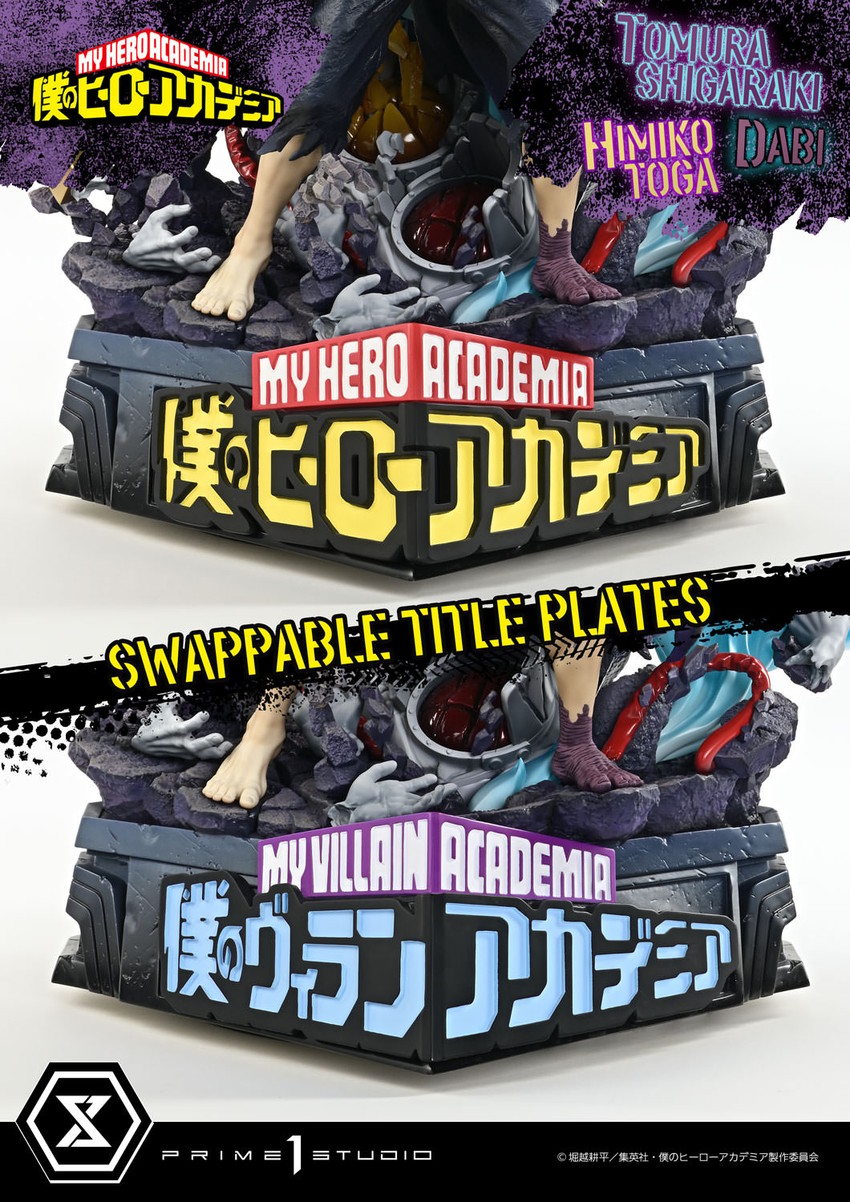 My Hero Academia Tomura Shigaraki, Dabi, and Himiko Toga Quarter Scale Statue - Prototype Shown View 6