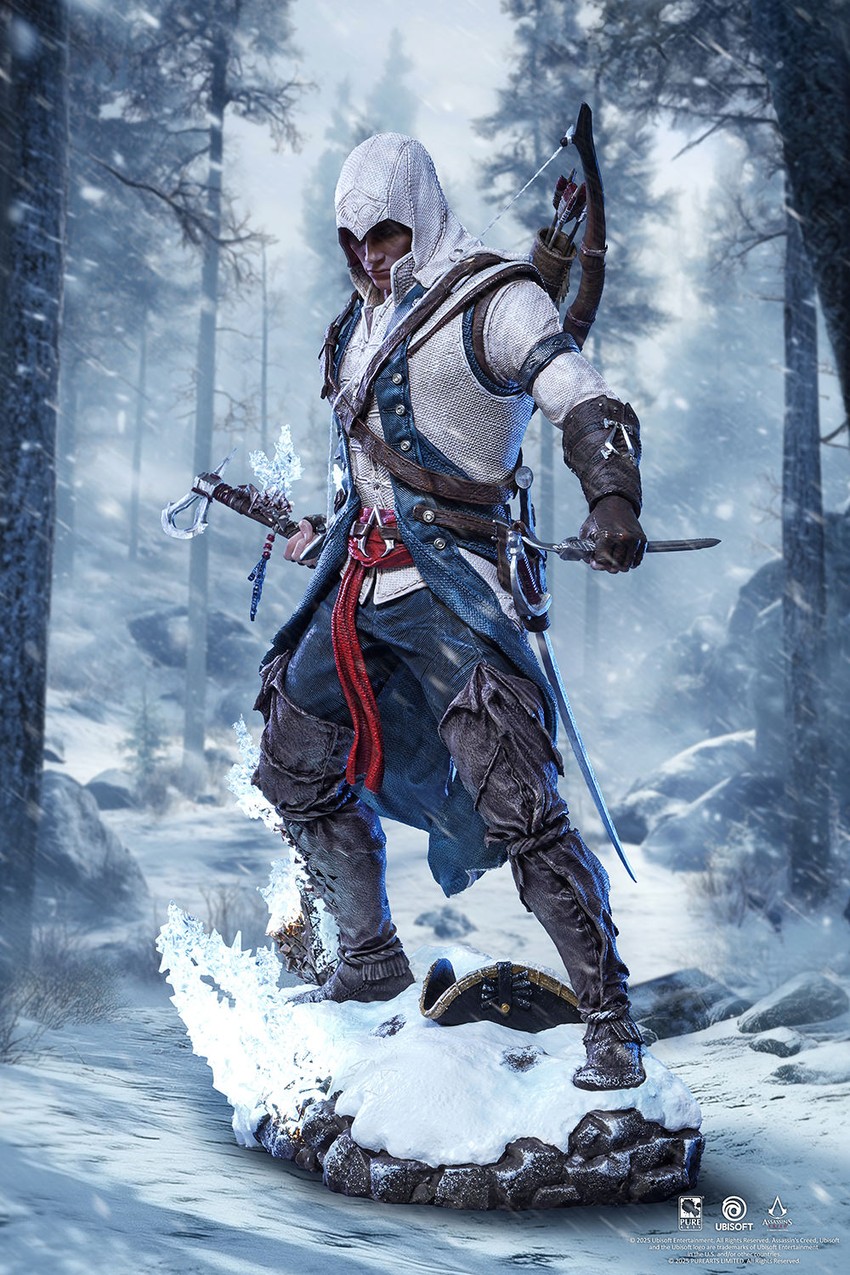 Assassins Creed Animus Connor Statues - Prototype Shown View 6