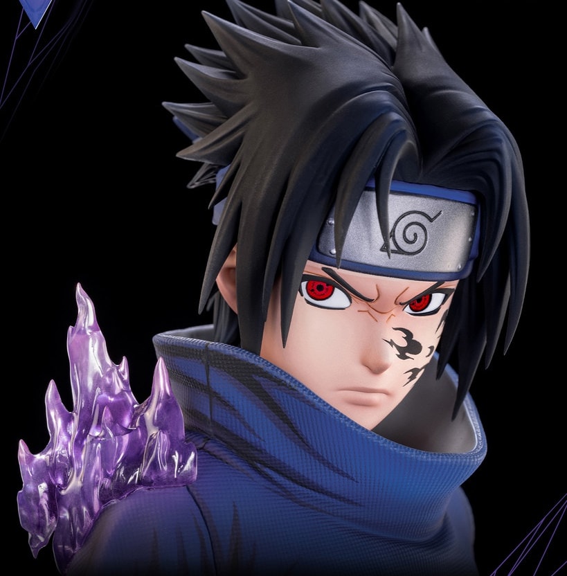 Naruto Sasuke BIJUtsu Statues - Prototype Shown View 6
