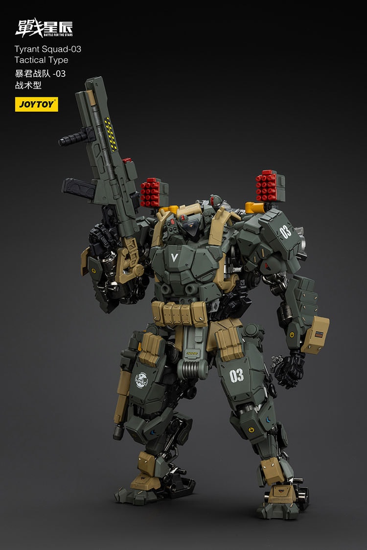 Battle for the Stars Tyrant Squad-03 Tactical Type Action Figure - Prototype Shown View 6