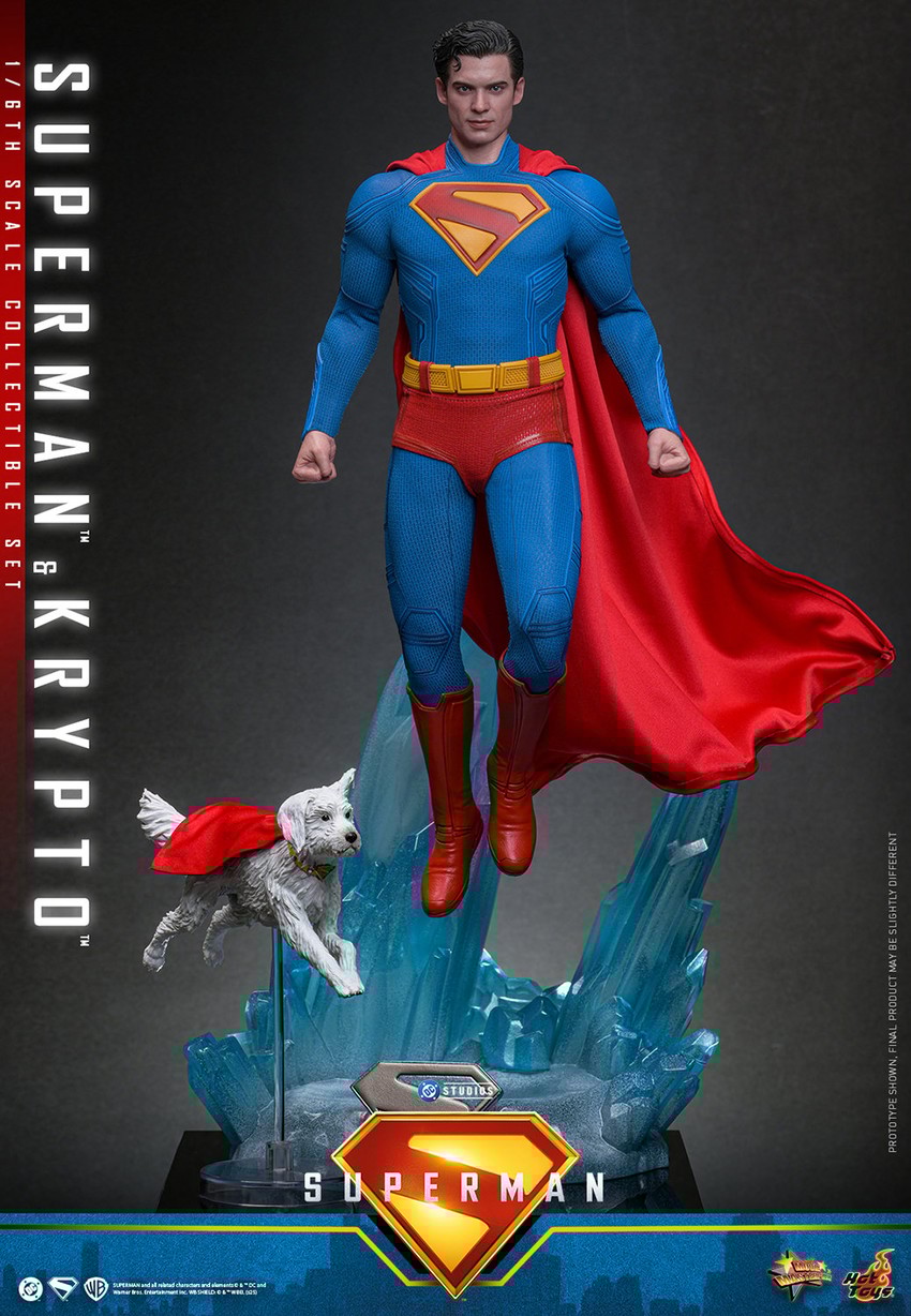 ブランド通販 Set Figure Scale Sixth Krypto™ & Superman™ by Toys Hot アメコミ
