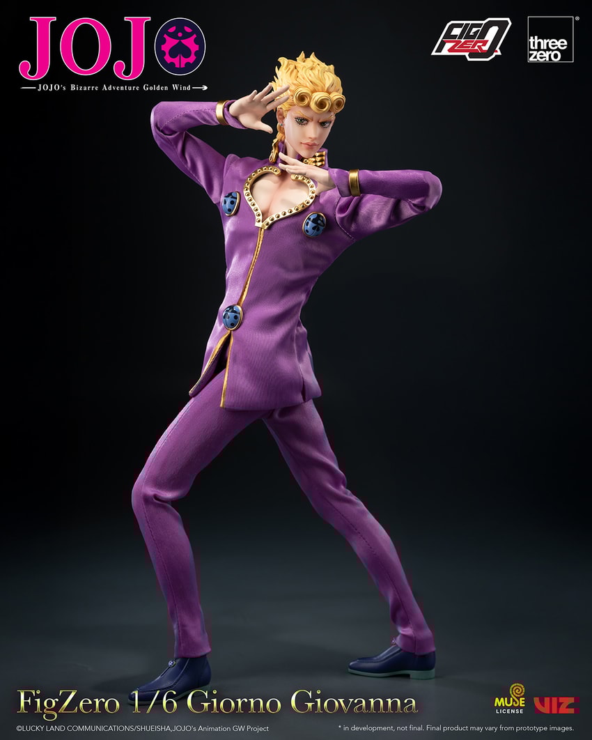 THREEZRO フィギュア FigZero Giorno Giovanna Sixth Scale Figure by threezero | Sideshow