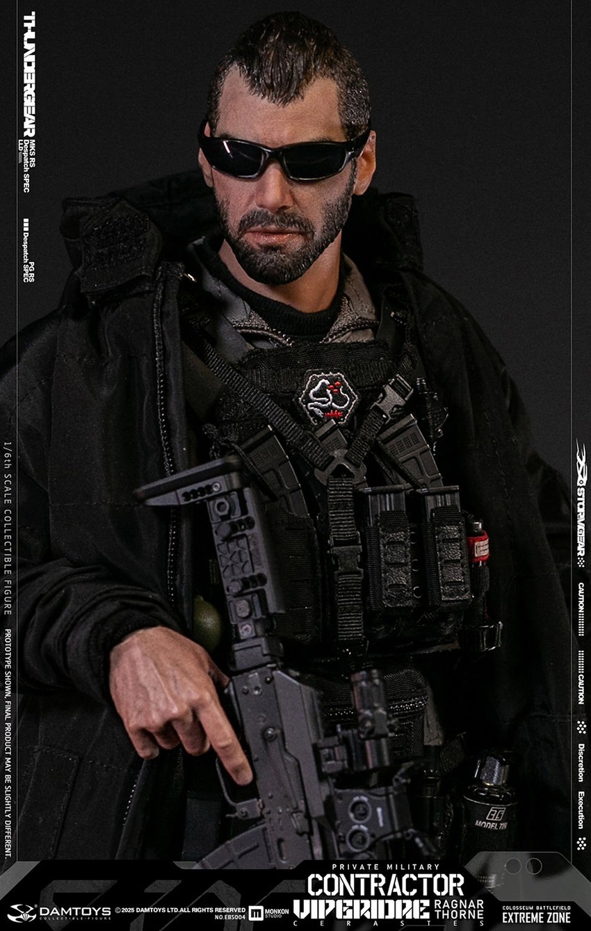 1/6 12インチ CIA特殊工作部隊カスタムフィギュア CS131 Military Contractor Ragnar Thorne Sixth Scale Figure by Damtoys